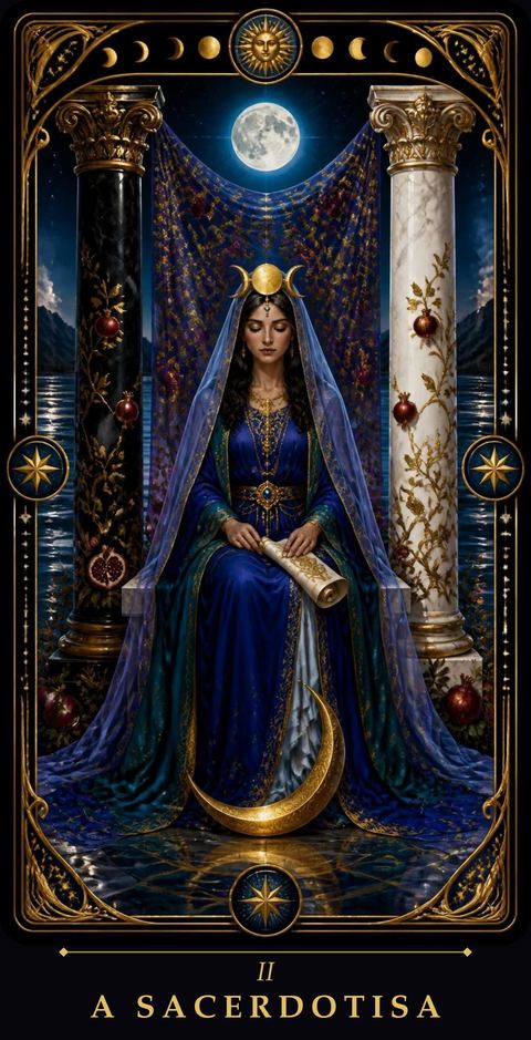 Carta de tarô A Sacerdotisa