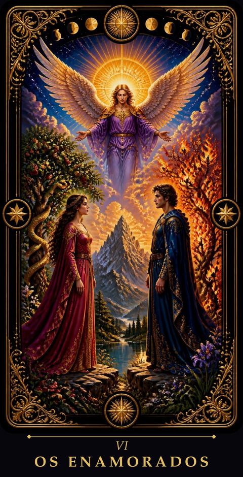 Carta de tarô Os Enamorados